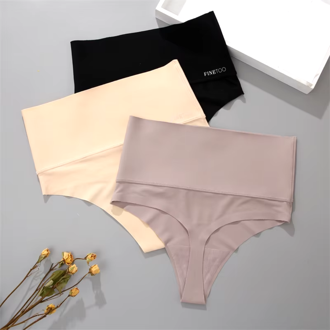 FineToo High-Waisted Seamless Thong