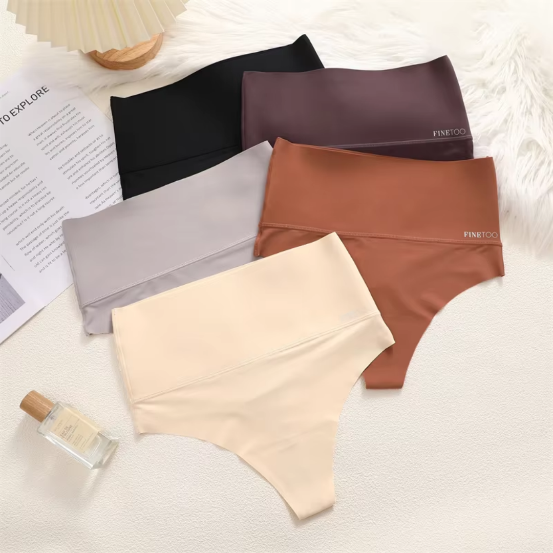 Body moldeador sexy sin costuras para mujer, de seda helada, transpirable, con control de abdomen, bragas levantadoras de glúteos, ropa interior adelgazante femenina Finetoo 